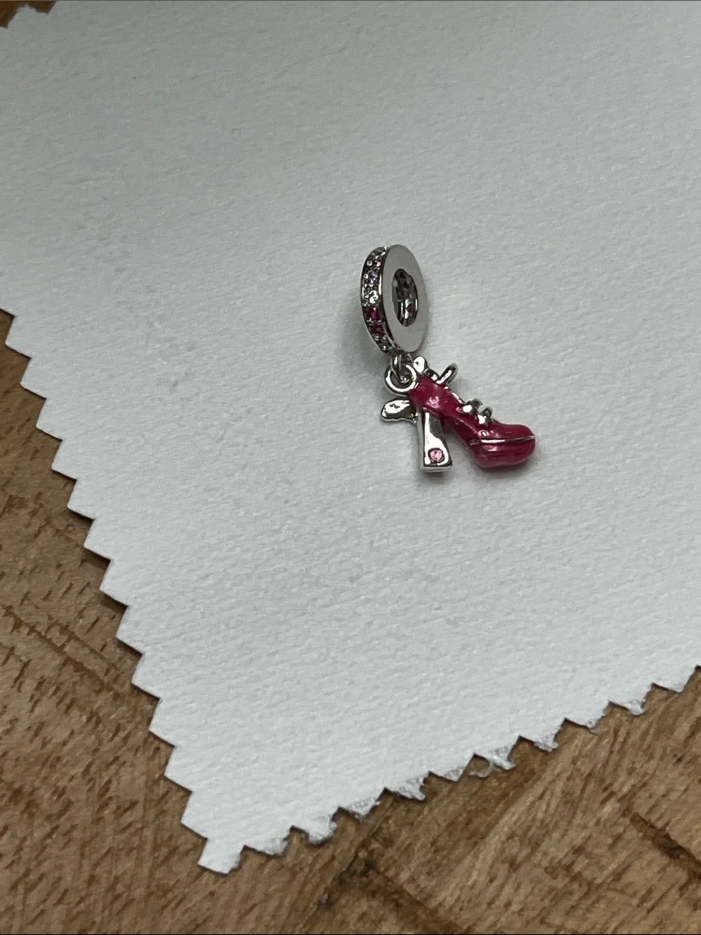 925 Stiletto Butterfly Heel Jewelry Charm-NEW
